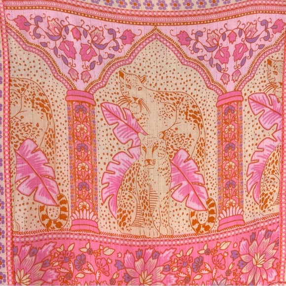 Spell & The Gypsy Collective Poinciana Midi dress in Pink - Picture 12 of 15